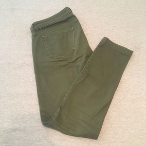 Olive Green Skinny Jeans
